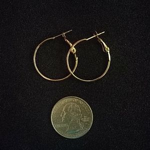 Extra small Gold hoop earrings